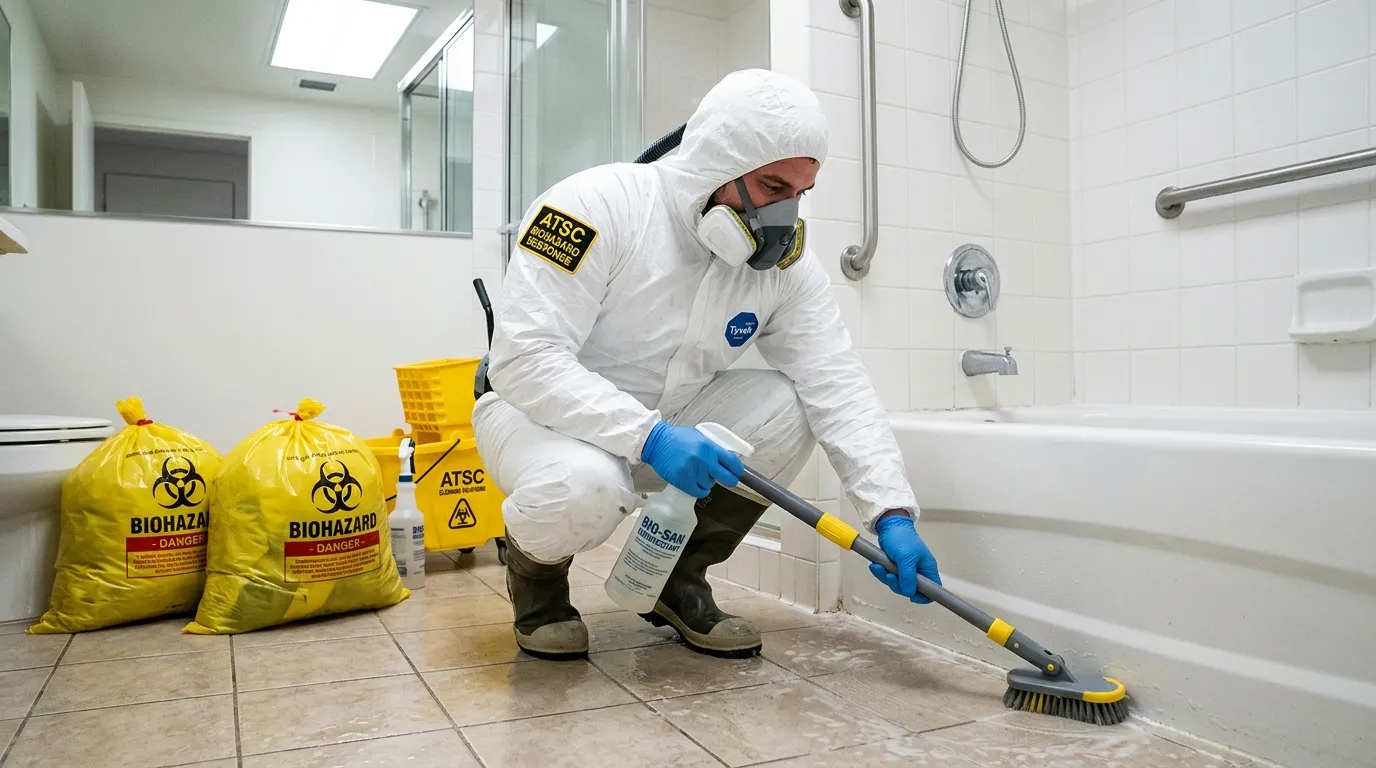 Decontamination equipment deployed for Blood Cleanup in Westmont